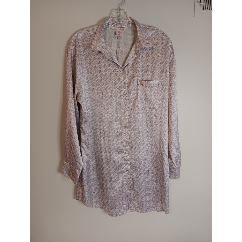 Victoria's Secret Womens Satin Sleep Shirt Sz Medium